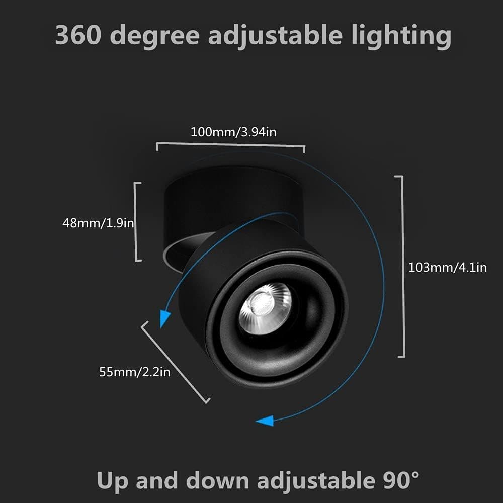 Adjustable Surface Downlight მინიატურა 2